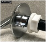 6" Long Reach Cistern Handle Lever for Concealed Toilet Cisterns - Chrome Metal - Image 4