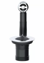 Kitchen Sink Waste Combination Plug & Chain Type 1.5" Thread (48mm) - Image 2