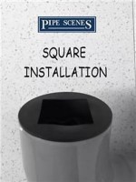 Rubber Rainwater Pipe Adaptor to Drain Pipe for Square 65mm - 110mm - Image 6