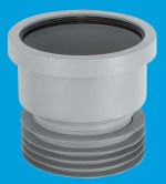 Plastic - Cast Iron or Clay Drain Connector Coupling Adaptor 110mm 4" Soil Pipe - Image 2