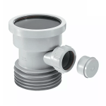 McAlpine DC1-GR-BO Push Fit Drain Adapter with 40mm Waste Boss