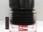 Offset Drain Adapter 4" Soil PVC Waste to Clay Cast Iron Plumbing Adaptor BLACK - Image 6