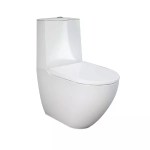 RAK Des D Shape Soft Close Toilet Seat & Fittings Urea Wrap Over - White - Image 3
