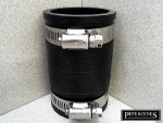 40mm or 1 1/2" Fernco Type Flex Seal Rubber Coupler with Jubilee Clips Universal - Image 7
