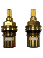 DISC006 / A2 Ceramic Disc Tap Cartridge Valves 20 Spline x 7.6mm