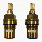 DISC018 Ceramic Disc Tap Cartridge Valves 20 Teeth x 7.9mm x 57mm Height Pair