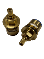 3/4" Bath Tap DISC022 Ceramic Disc Tap Cartridge Valves 24 Teeth x 7.6mm PAIR - Image 4