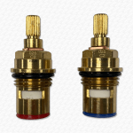 DISC025 / C2 Ceramic Disc Tap Cartridges 18 Teeth 7.6mm 53mm Pair