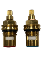 DISC035 Ceramic Disc Tap Cartridge Valves 20 Teeth x 7.6mm PAIR