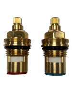 DISC056 Ceramic Disc Tap Cartridge Valves 28 Teeth x 7.7mm PAIR