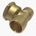 15mm x 1/2" Female Centre Tee - Endfeed Ideal for Garden Bib Taps Straight Pipe - Image 4