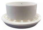 Extractor Fan Ventilation Inlet Outlet Duct Vent White 5" - Image 2