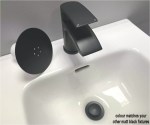 MATT BLACK Finish Shower Drain Waste Trap for 90mm Tray Hole - Fast Flow - Image 3