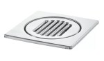 McALPINE FGT150TOP 150mm Square Polished Stainless Steel Gully Grate Top