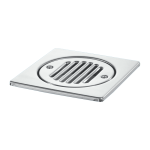 McALPINE FGTOP6SS Stainless Steel Wetroom Gully Trap Top 150mm w/ Removable Grid