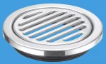McAlpine FGTR125TOP 125mm Polished Stainless Steel Round Shower Gully Grate Top - Image 2