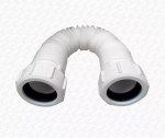 Flexible Waste Pipe Coupling Hose Adjustable for 32mm 34mm 36mm Basin Waste Pipe