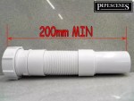 32mm Bathroom Basin Sink Flexible Extendable Waste Pipe - Image 3