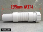 Flexible Waste Pipe Coupling Hose Adjustable for 40mm 42mm 43mm Sink Waste Pipe - Image 3
