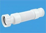 McALPINE FLEXCON9 Flexible Waste Pipe for 1.5" BSP Male to Female Extendable