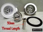 McAlpine FMBSWSS85 Mini Basket Strainer Waste with Overflow - Image 6