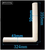 Toilet Cistern Flush Pipe Reducing Kit 2" to 1.5" - Image 3