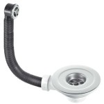 McAlpine FSW45P Kitchen Sink Drain Waste - Normal Waste for Strainer Size Hole