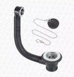 McAlpine FVW1PC 1 1/4" Bathroom Sink Combi Waste & Overflow for Vanity Basin