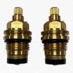 GLAN005 Washer Type Tap Cartridge Valves 20 Spline x 7.6mm Pair