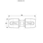 Hep2O - 10mm Straight Connector Coupler Joiner - HD1/10W - Pushfit by Wavin - Image 3