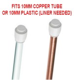 Hep2O - 10mm Stop End Blank Cap - HD62/10W - Pushfit by Wavin - Image 2