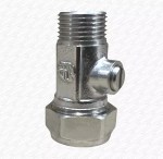 15mm x 3/8" Isolating Shut Off Valve with Flat Face for Tap Flexis Service Valve