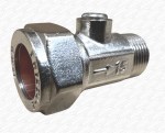 15mm x 3/8" Isolating Shut Off Valve with Flat Face for Tap Flexis Service Valve - Image 2