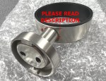 JTP Inox IX141 Brushed Stainless Steel Bathroom Tumbler Holder & Glass Tumbler - Image 2