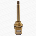 100mm Tall Shower Flow Cartridge 3/4" 20 Spline Clockwise Close
