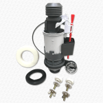 Nabis 1.5" & 2" Universal Toilet Flush Valve Dual Flush by Wirquin