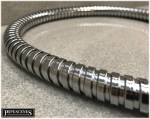 EXTRA SHORT 50cm Long Shower Hose 1/2" Chrome Plated Double Knurled Interlocking - Image 5