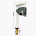 WRAS 1/2" Bottom Entry Toilet Cistern Water Inlet Float Valve with Brass Thread - Image 3