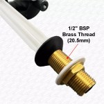 WRAS 1/2" Bottom Entry Toilet Cistern Water Inlet Float Valve with Brass Thread - Image 5