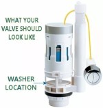 Replacement Diaphragm Rubber Washer for Flush Daddy LONG LIFE Syphon Flush Valve - Image 2