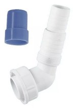 U Bend Trap Washing Machine Dish Washer Hose Connection and Blank Spigot - Image 2