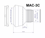 McALPINE MAC-3C Toilet Pan Connector for 3" Soil Pipe or 75mm Internal Cast Iron - Image 3