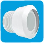 McALPINE MAC-3C Toilet Pan Connector for 3" Soil Pipe or 75mm Internal Cast Iron