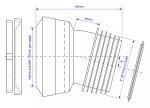 McAlpine MAC-7A 14-Degree Angled Pan Connector – MACFIT WC Waste Seal 110mm - Image 3