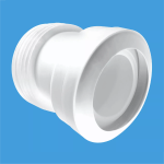 McAlpine MAC-7A 14-Degree Angled Pan Connector – MACFIT WC Waste Seal 110mm
