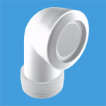 McAlpine MAC-8 90-Degree Bend Pan Connector – MACFIT WC Waste Seal 110mm