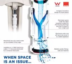 McALPINE MACVALVE-3 Waterless Self Sealing Tundish Trap 22mm Inlet 32mm Outlet - Image 5