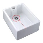 RAK Sink Mini Basket Strainer Waste & Plug for Ceramic Belfast Sink 65mm Hole - Image 2