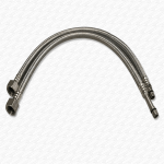 500mm Long 10mm / M10 x 3/8" Flexible Tap Tails for some Grohe, Hansgrohe & Roca