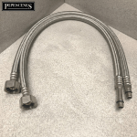 50cm Tap Flexi Tail M10 x 1/2" Thread 500mm Braided 10mm PAIR